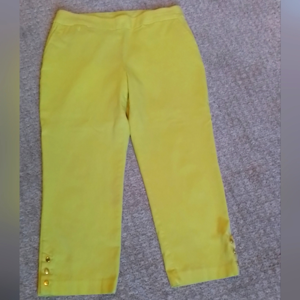 CUTE STRETCH CAPRI PANTS